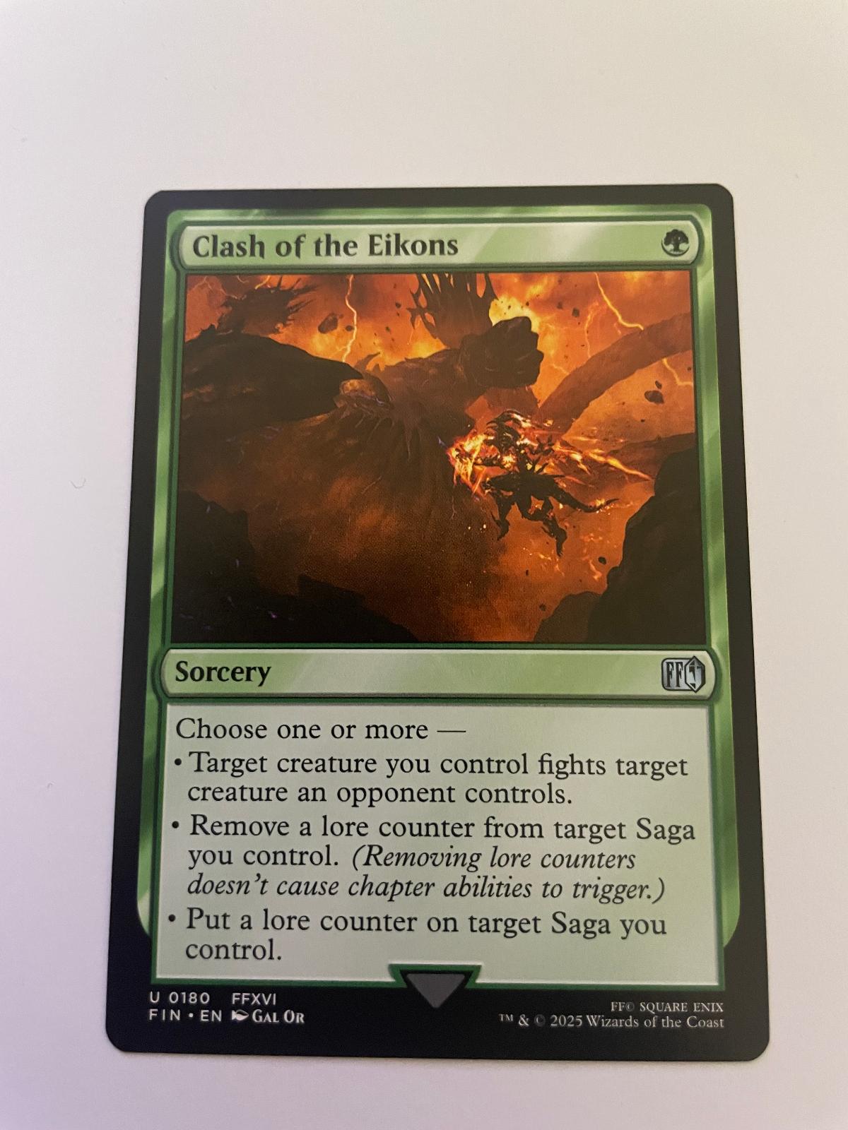 Clash of the Eikons 180 Uncommon FINAL FANTASY Magic: The Gathering Near Mint