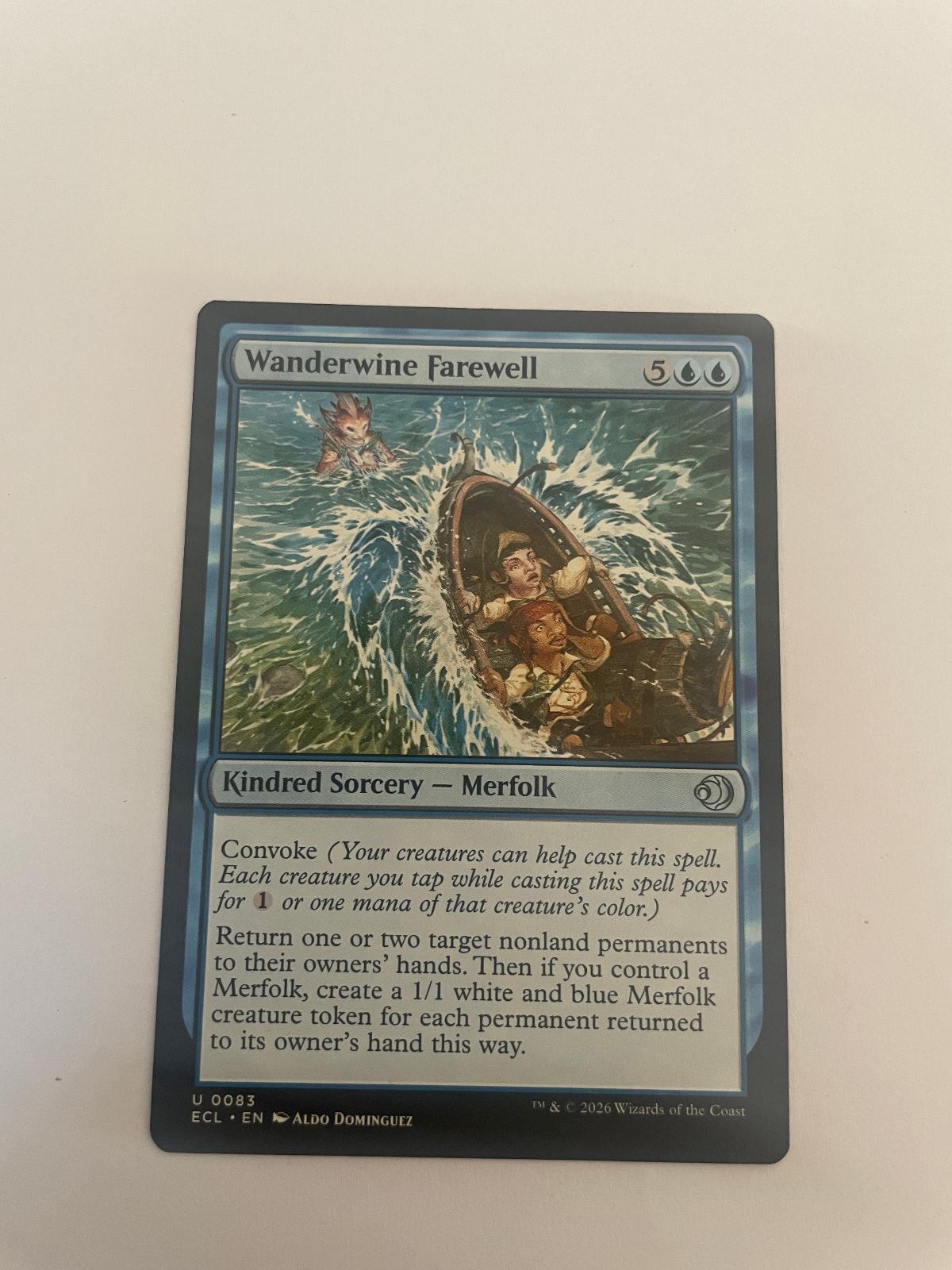 Wanderwine Farewell 83 Lorwyn Eclipsed ECL NM