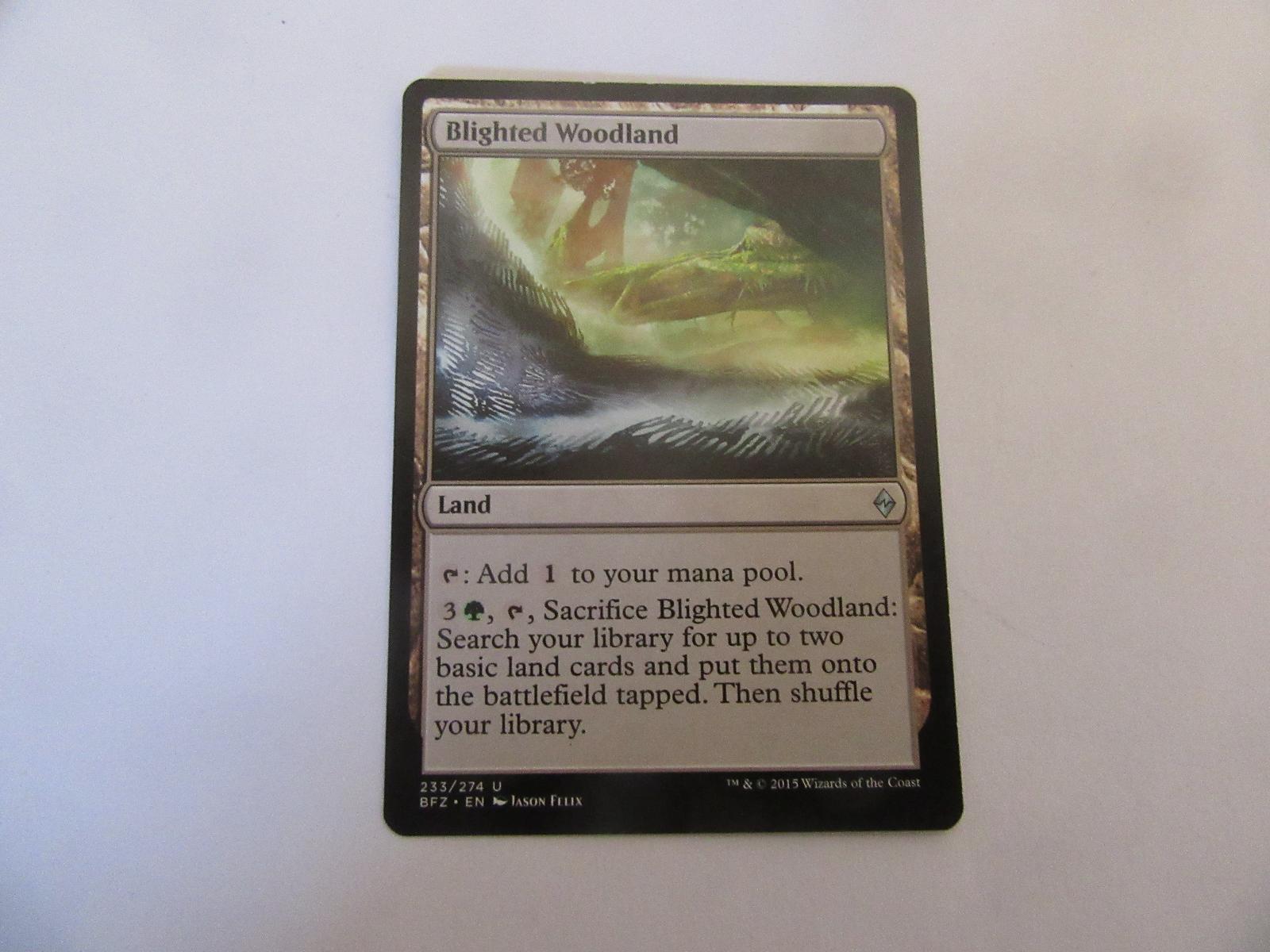 Blighted Woodland 233 Battle for Zendikar NM