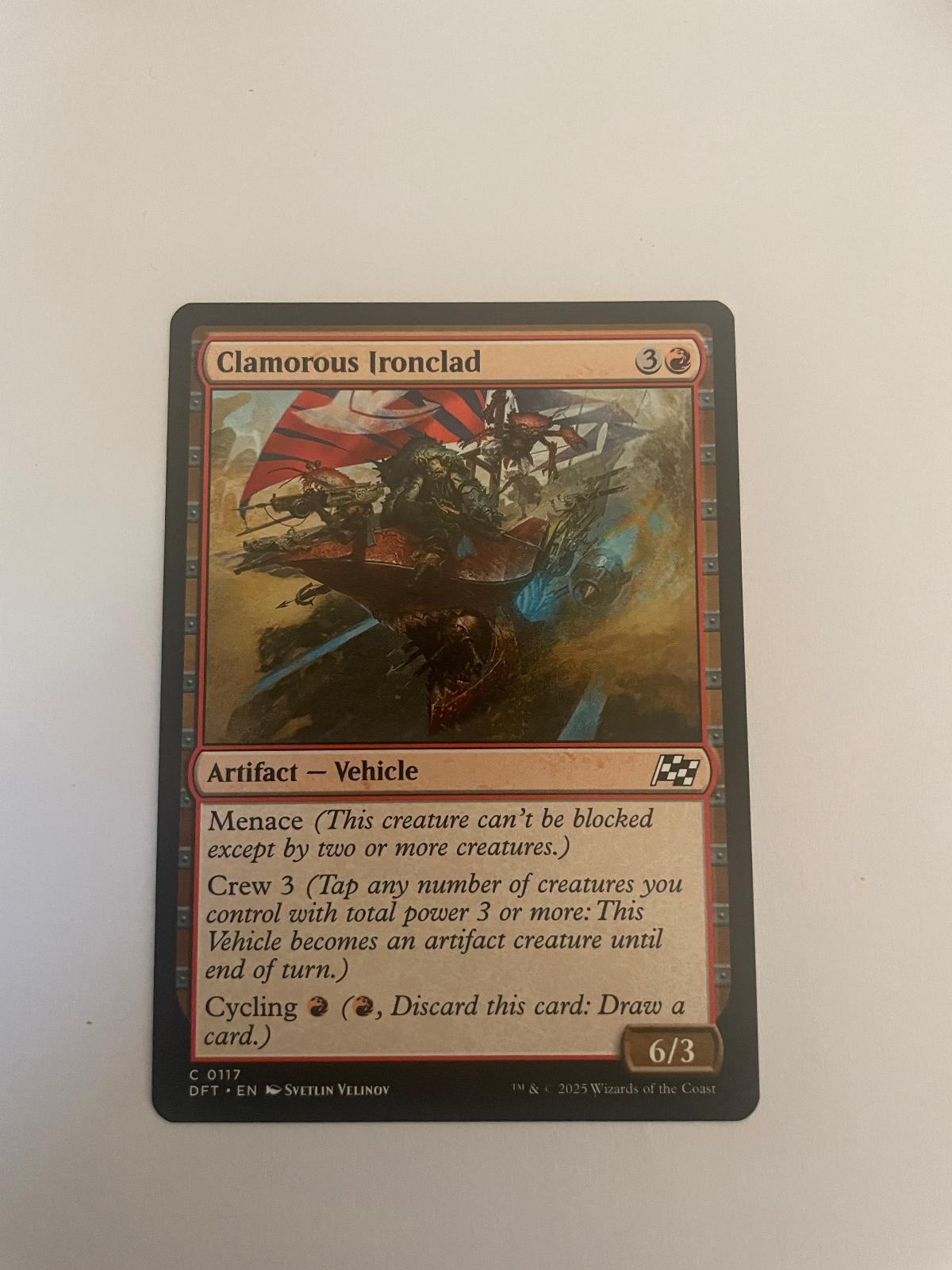 Clamorous Ironclad 117 Aetherdrift DFT NM