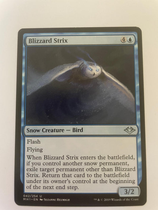 Blizzard Strix 42 Uncommon Modern Horizons Magic: The Gathering Near Mint