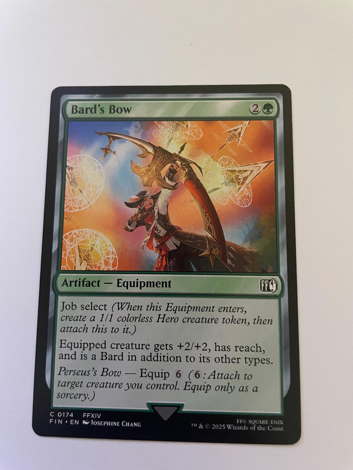 Bard's Bow 174 Common FINAL FANTASY Magic: The Gathering Near Mint