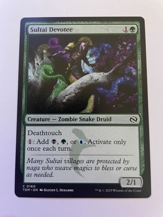 Sultai Devotee 160 Common Tarkir: Dragonstorm Magic: The Gathering Near Mint