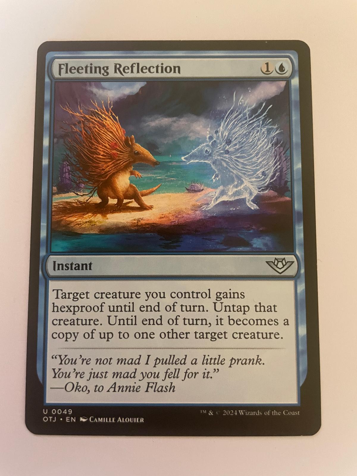 Fleeting Reflection 49 Outlaws of Thunder Junction Magic: The Gathering NM