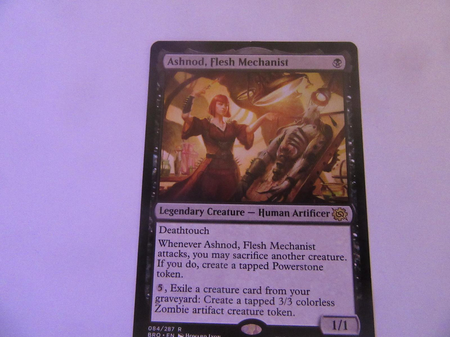 Ashnod, Flesh Mechanist 84 Promo Pack: The Brothers' War NM