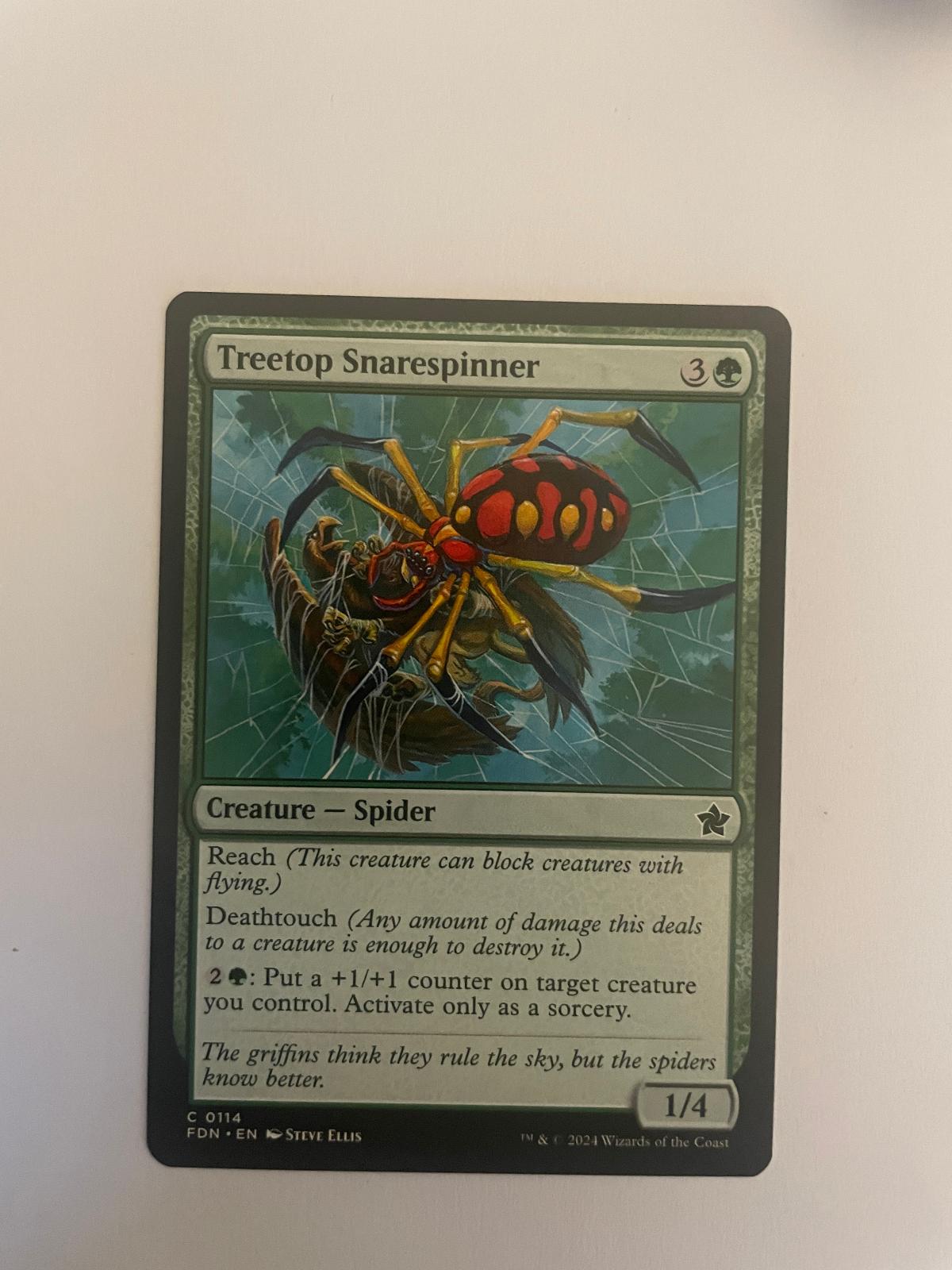 Treetop Snarespinner 114 Foundations FDN NM