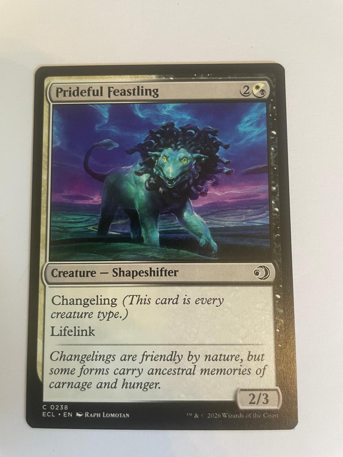 Prideful Feastling 238 Lorwyn Eclipsed ECL NM