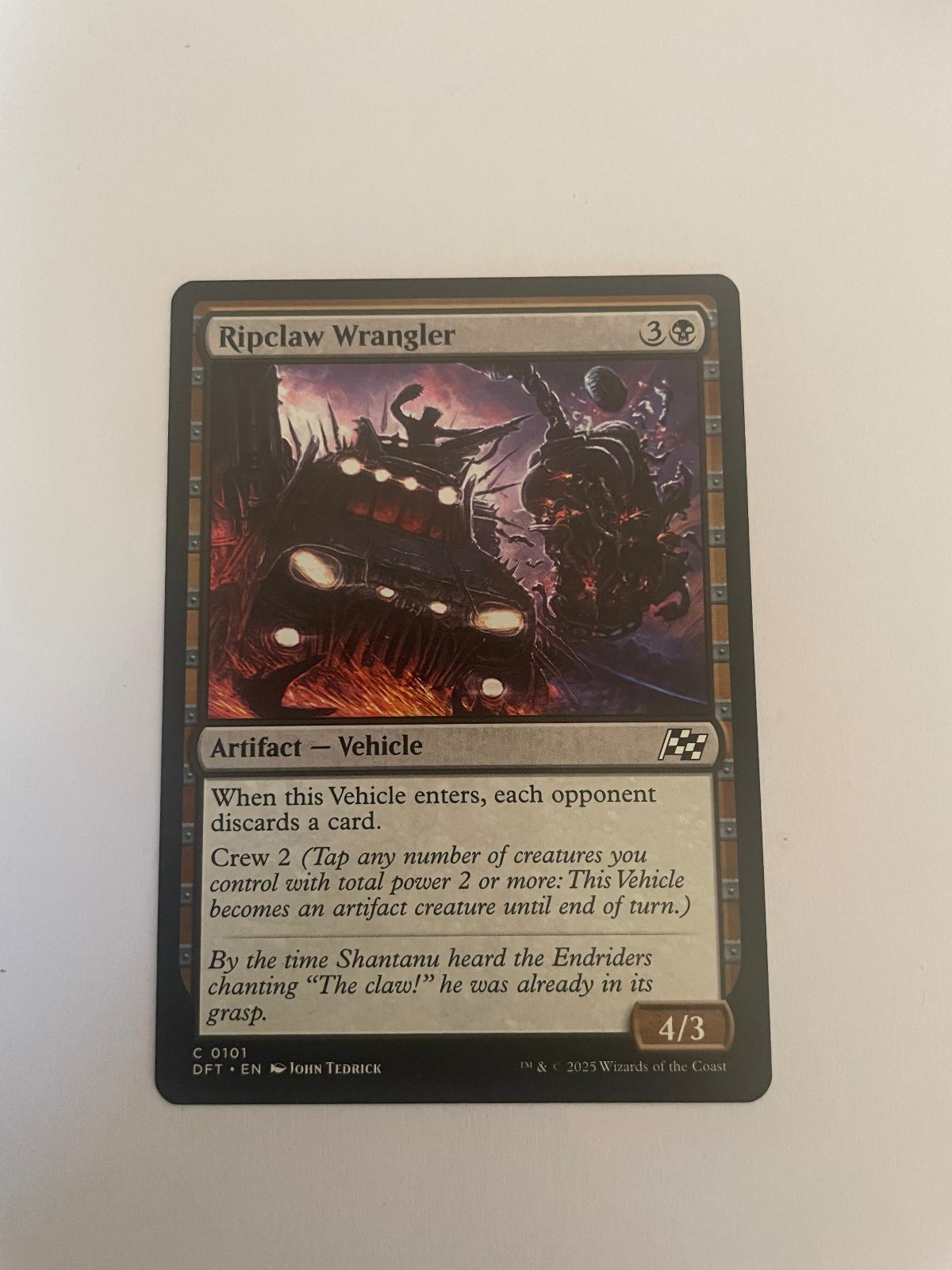 Ripclaw Wrangler 101 Aetherdrift DFT NM