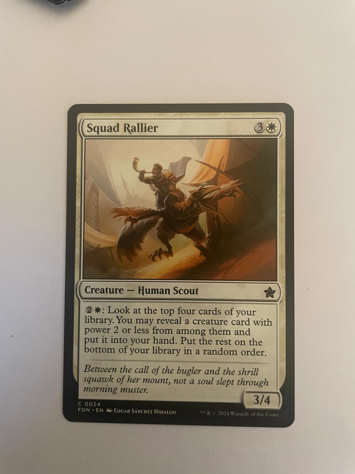 Squad Rallier 24 Foundations FDN NM