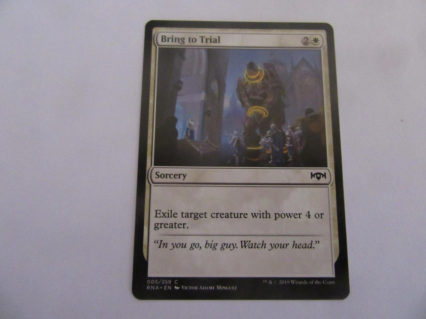 Bring to Trial 5 Ravnica Allegiance NM