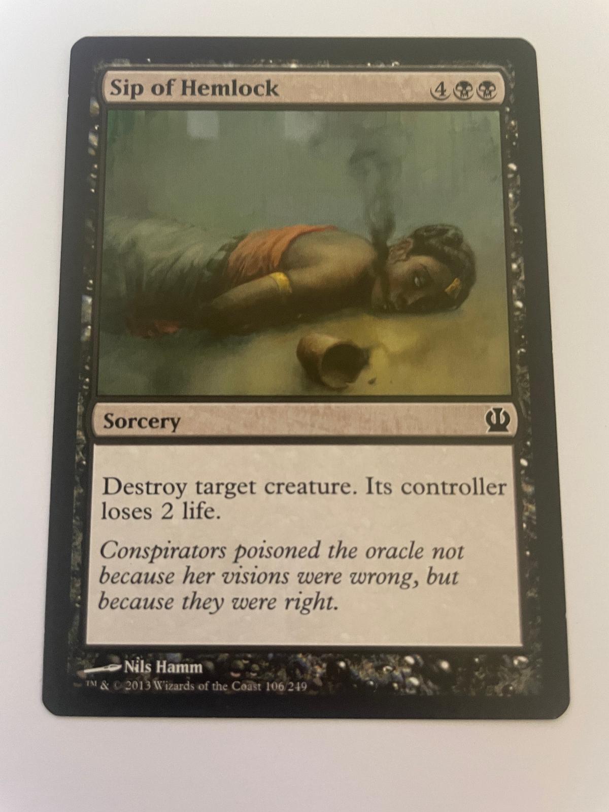 Sip of Hemlock 106 Common Theros Magic: The Gathering Near Mint