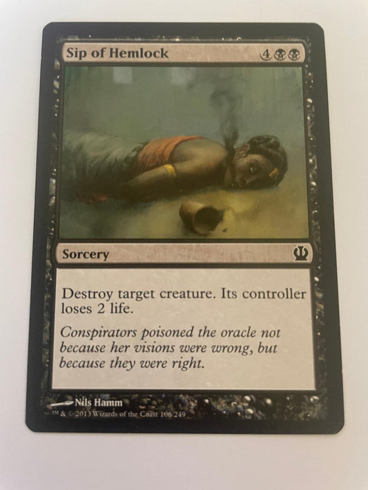 Sip of Hemlock 106 Common Theros Magic: The Gathering Near Mint
