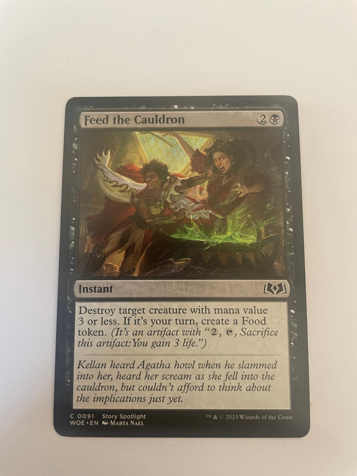 Feed the Cauldron 91 Wilds of Eldraine WOE NM