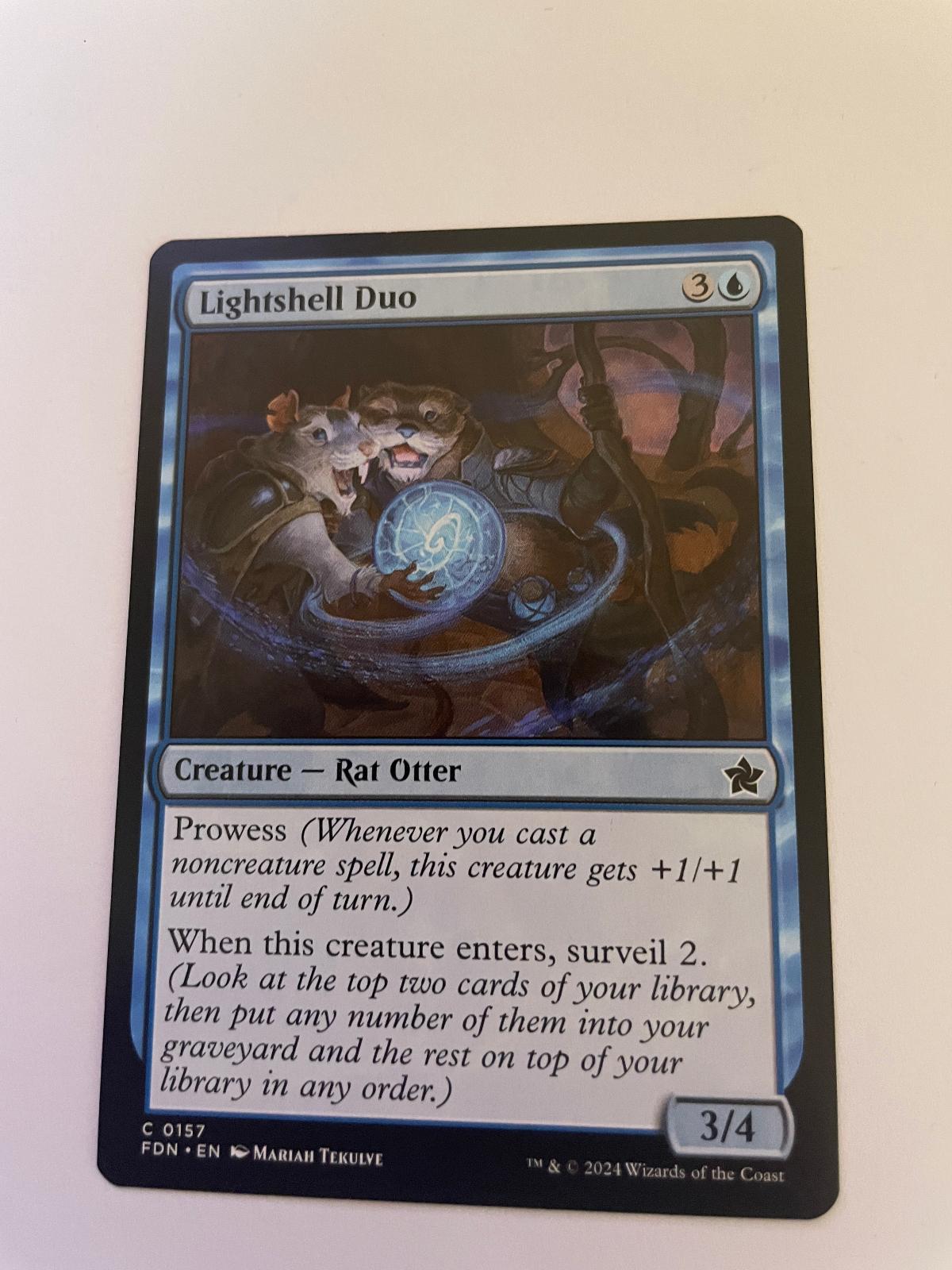 Lightshell Duo 157 Common Foundations Magic: The Gathering Near Mint