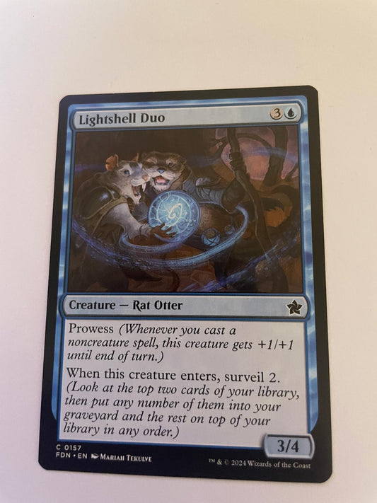 Lightshell Duo 157 Common Foundations Magic: The Gathering Near Mint