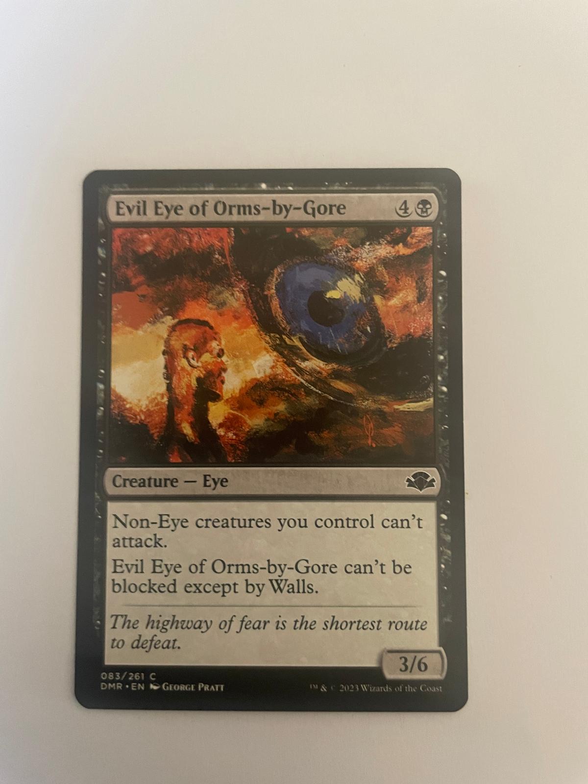 Evil Eye of Orms-by-Gore 83 Dominaria Remastered DMR NM