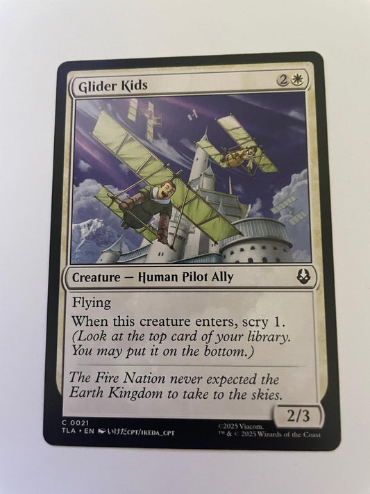 Glider Kids 21 Common Avatar: The Last Airbender Magic: The Gathering Near Mint