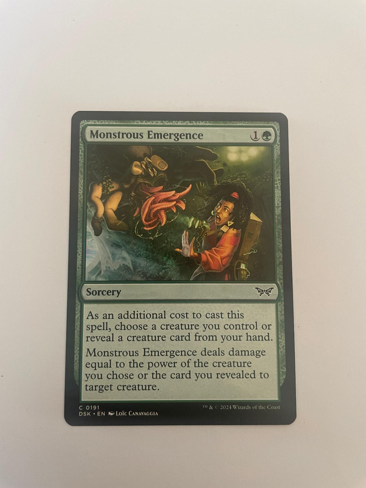 Monstrous Emergence 191 Duskmourn: House of Horror DSK NM