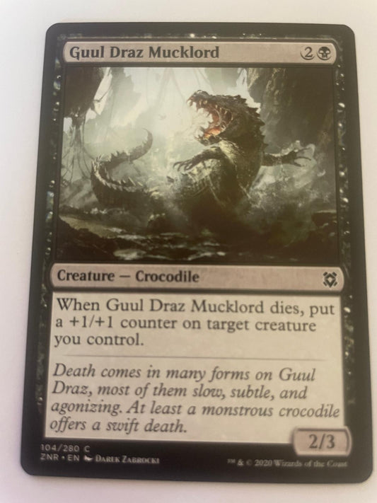 Guul Draz Mucklord 104 Common Zendikar Rising Magic: The Gathering Near Mint