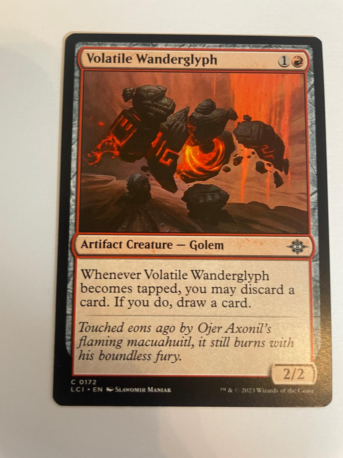Volatile Wanderglyph 172 The Lost Caverns of Ixalan NM