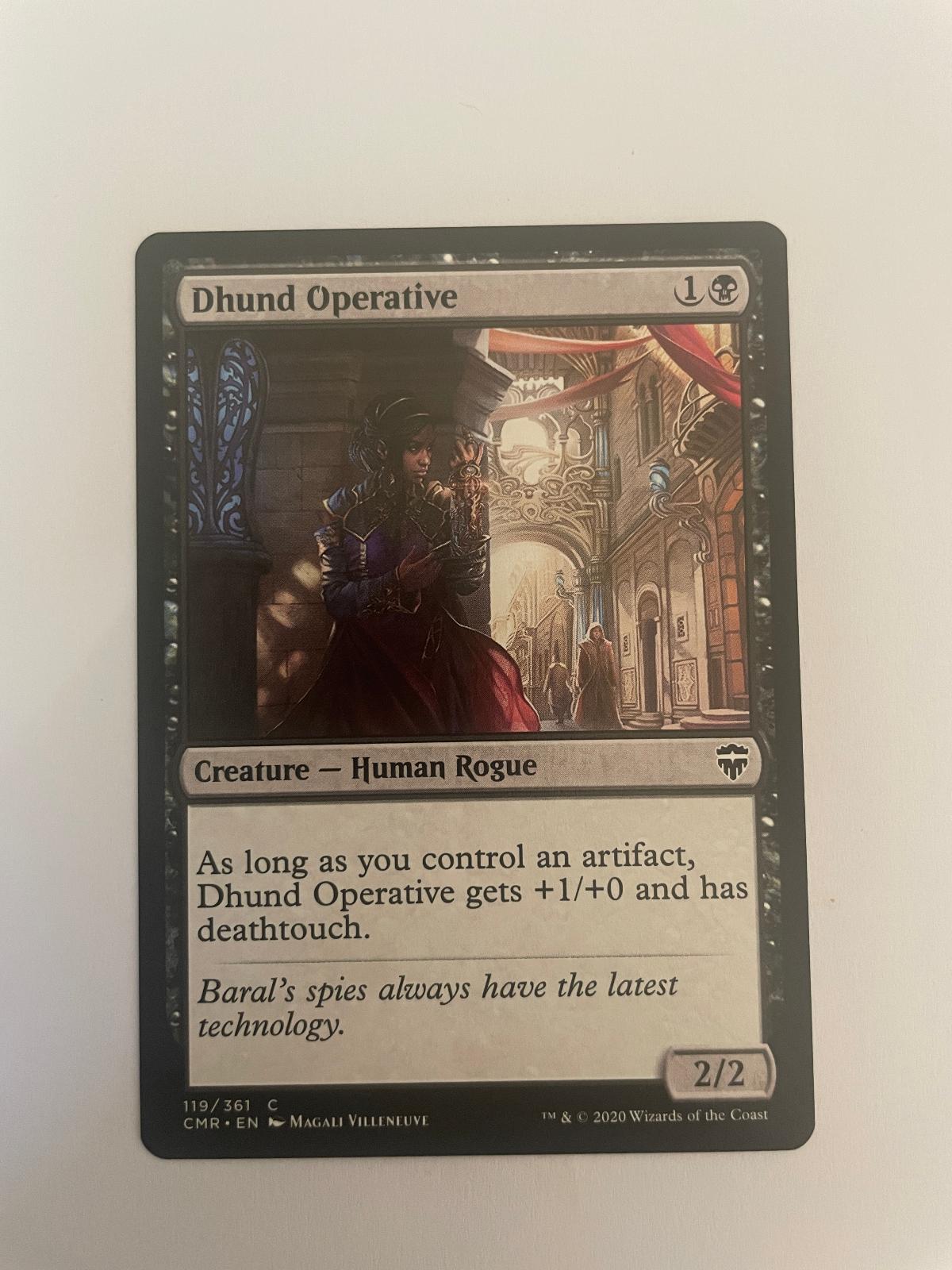 Dhund Operative 119 Commander Legends CMR NM