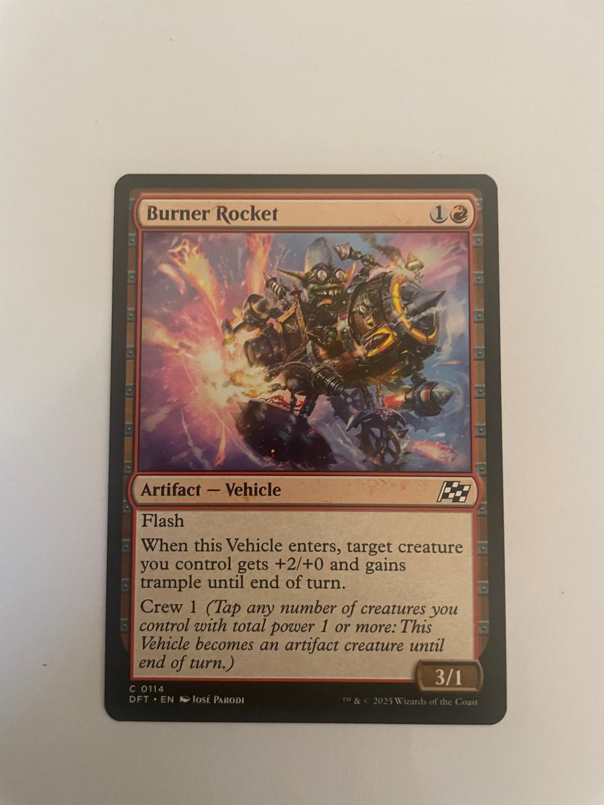 Burner Rocket 114 Aetherdrift DFT NM