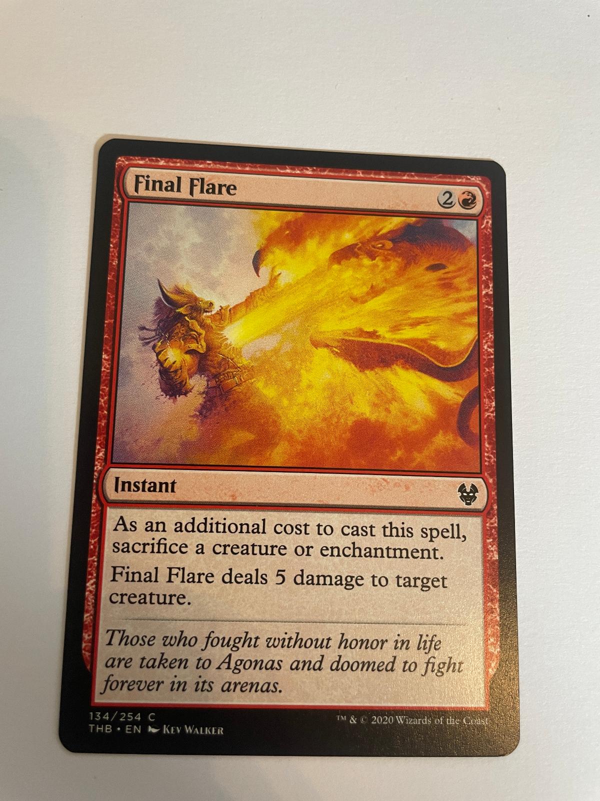 Final Flare 134 Theros Beyond Death NM