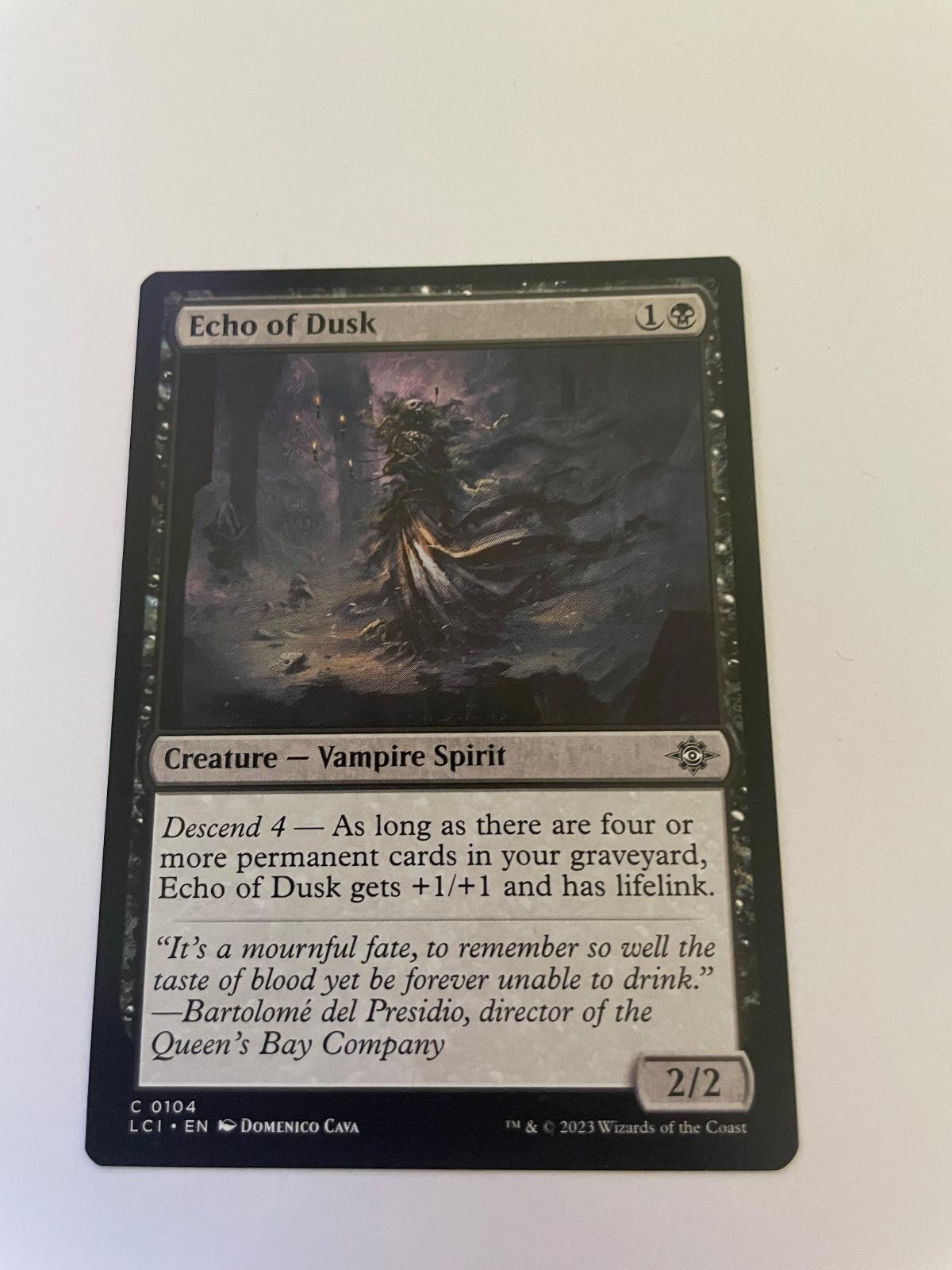Echo of Dusk 104 Common The Lost Caverns of Ixalan Magic: The Gathering NM