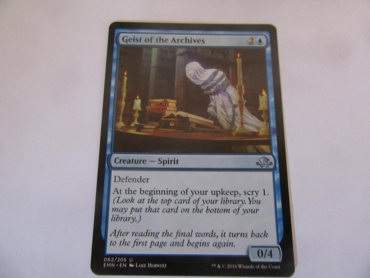 Geist of the Archives 62 Eldritch Moon NM