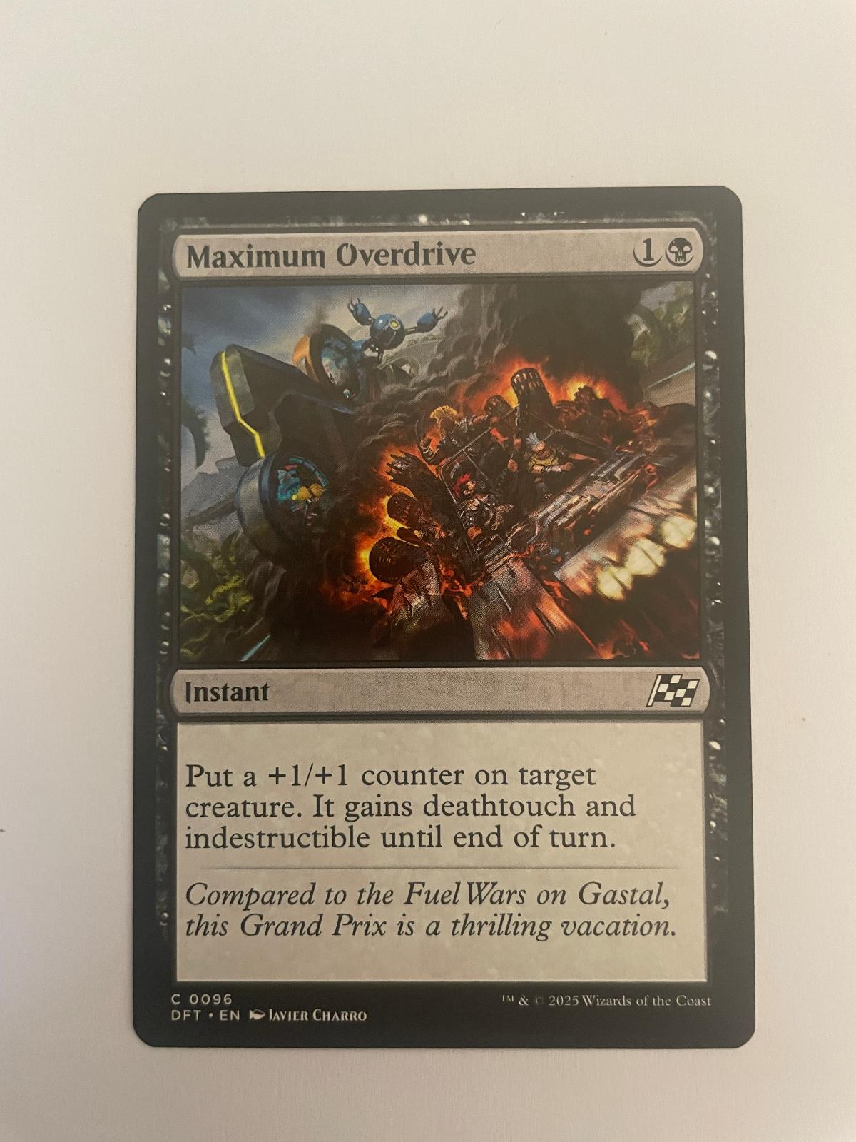 Maximum Overdrive 96 Aetherdrift DFT NM