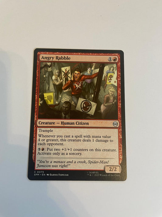 Angry Rabble 75 Marvel's Spider-Man NM