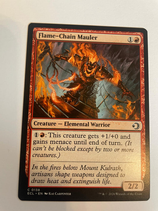 Flame-Chain Mauler 138 Lorwyn Eclipsed ECL NM