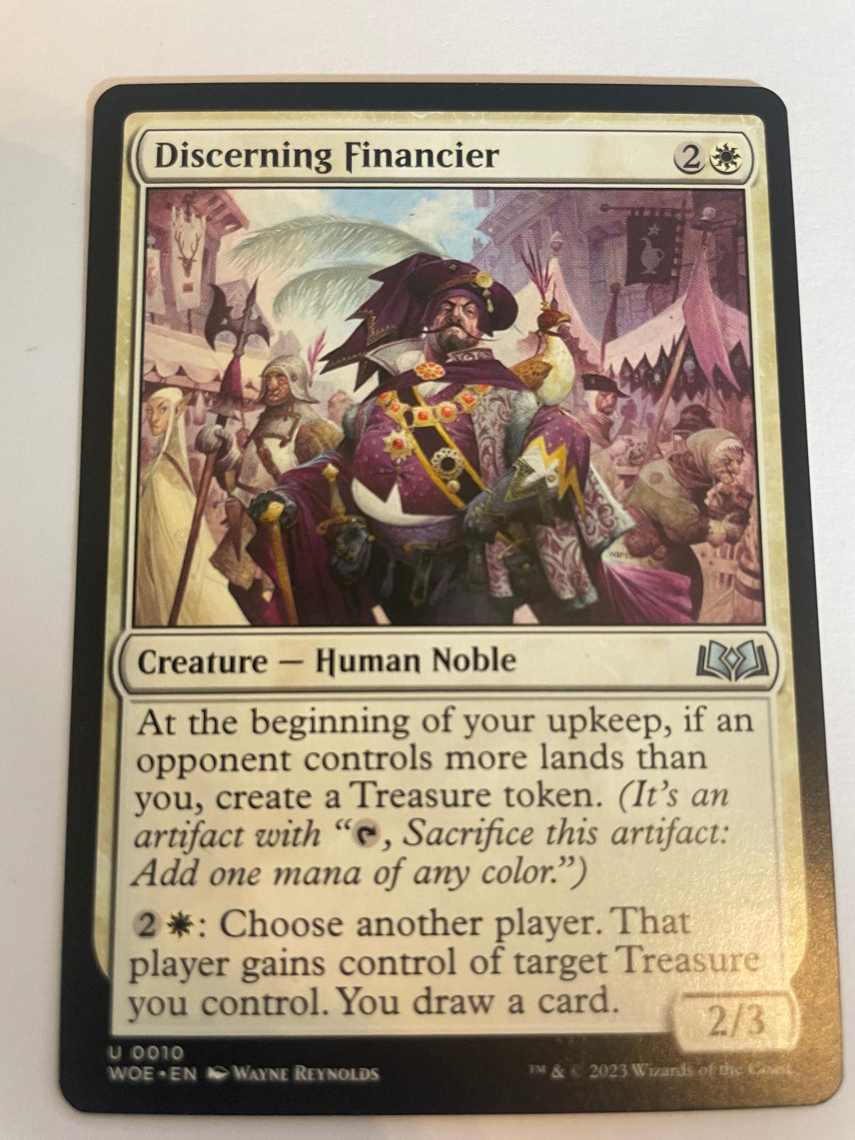 Discerning Financier 10 Wilds of Eldraine NM