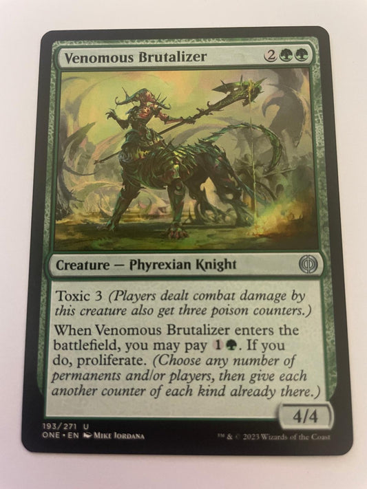 Venomous Brutalizer 193 Phyrexia: All Will Be One Magic: The Gathering NM