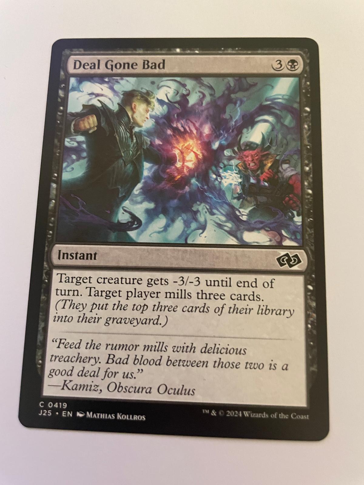 Deal Gone Bad 419 Common Foundations Jumpstart Magic: The Gathering Near Mint