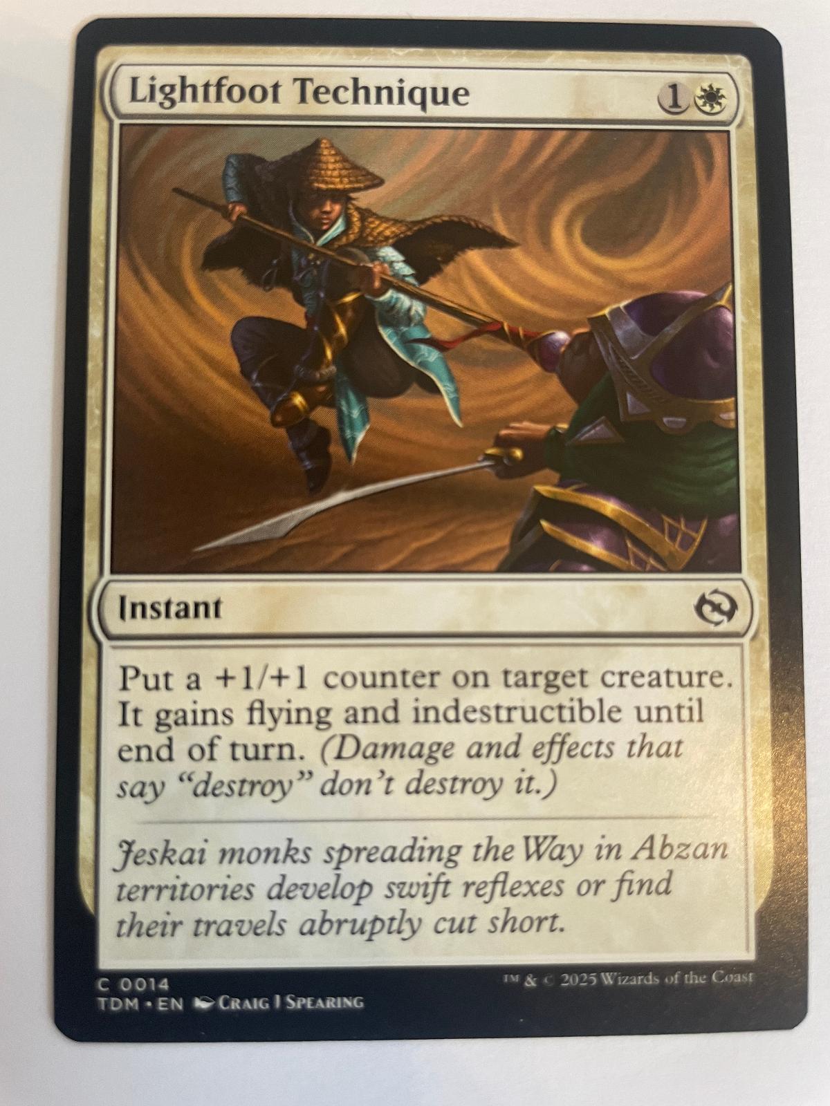Lightfoot Technique 14 Tarkir: Dragonstorm NM