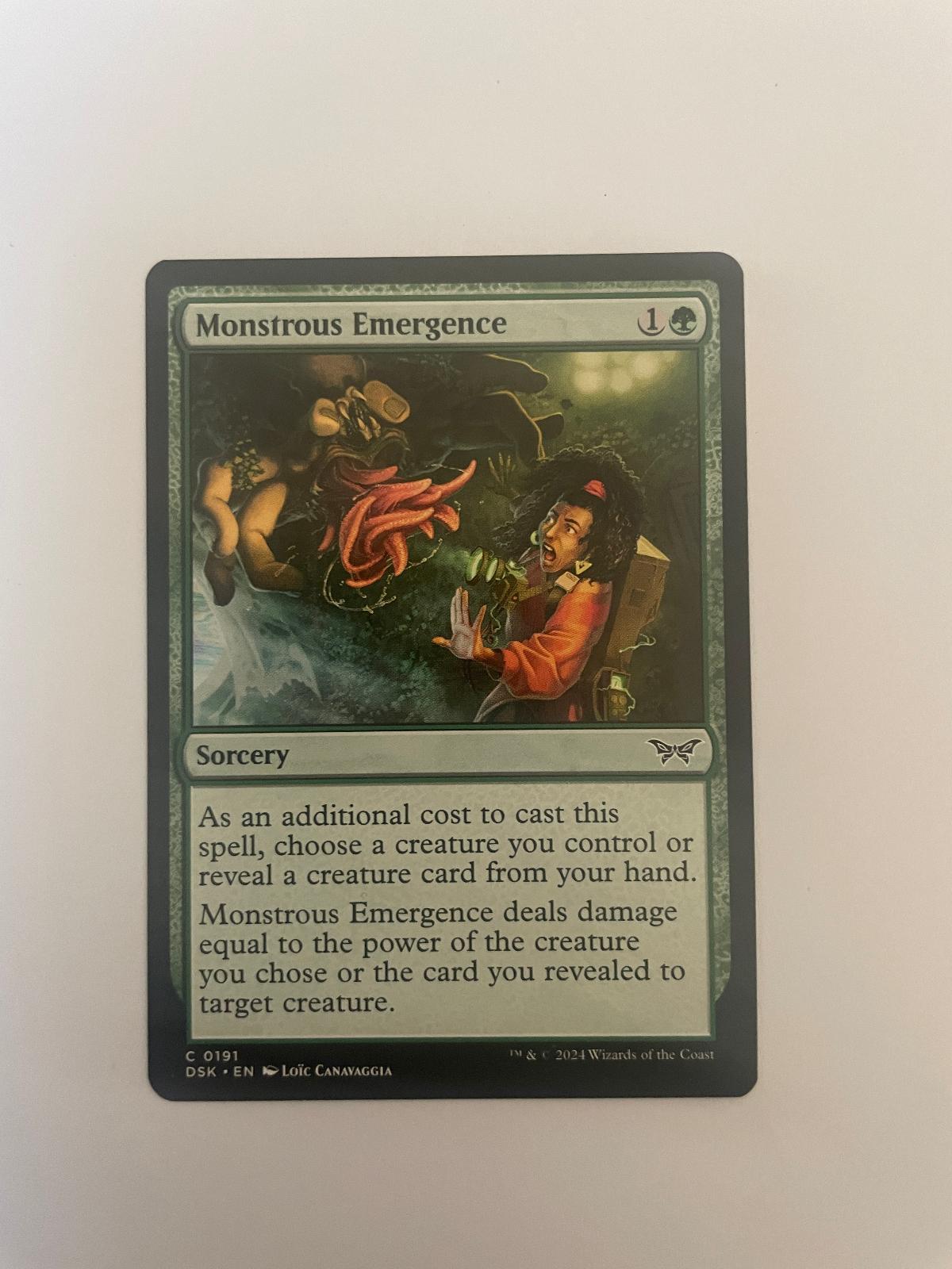 Monstrous Emergence 191 Duskmourn: House of Horror DSK NM