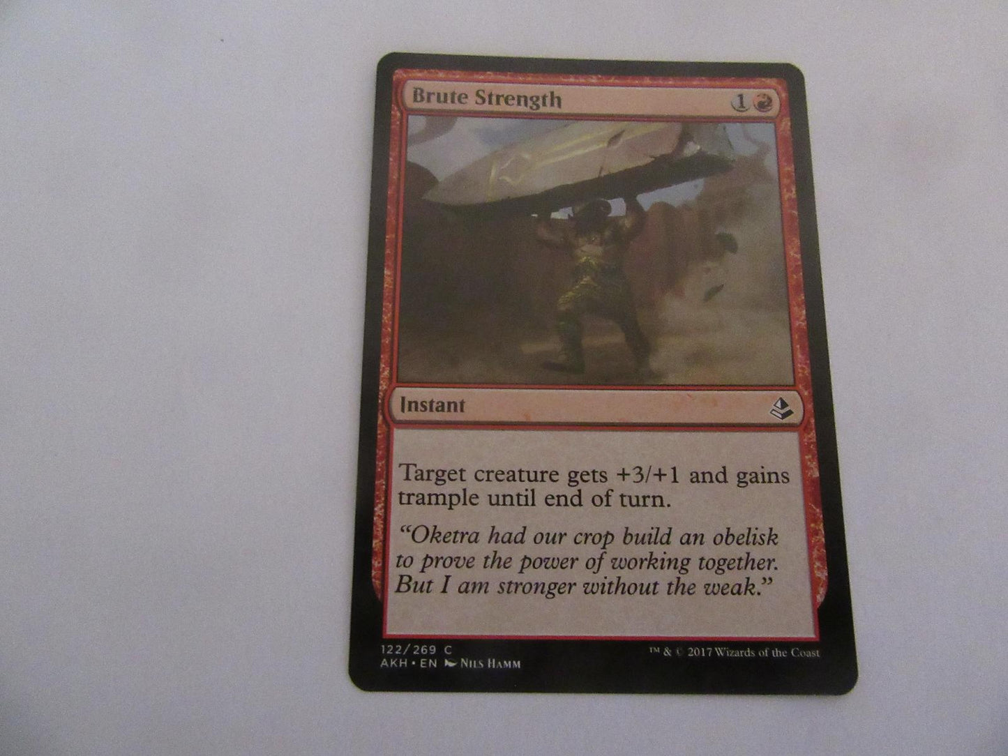 Brute Strength 122 Amonkhet NM