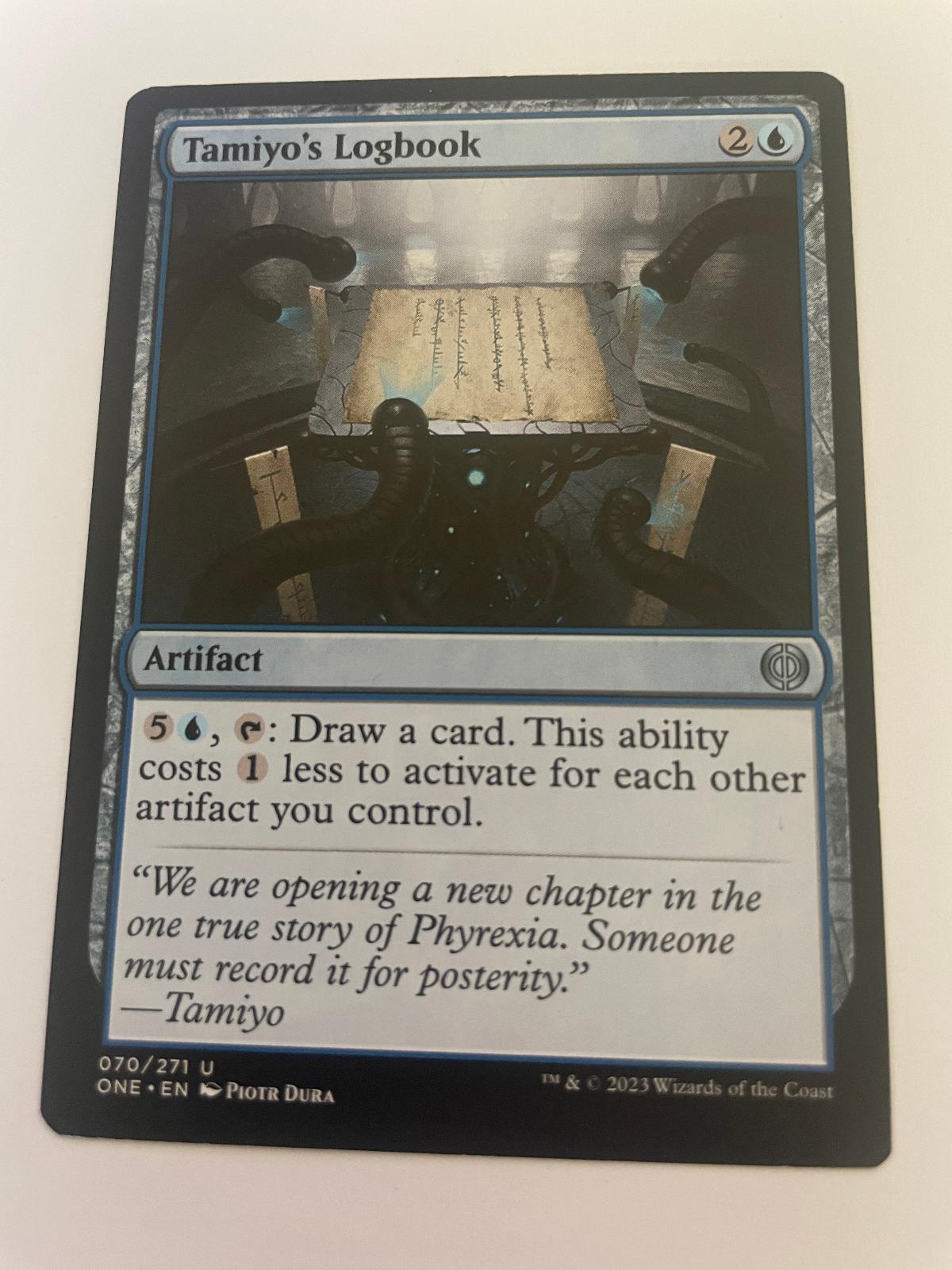 Tamiyo's Logbook 70 Uncommon Phyrexia: All Will Be One Magic: The Gathering NM