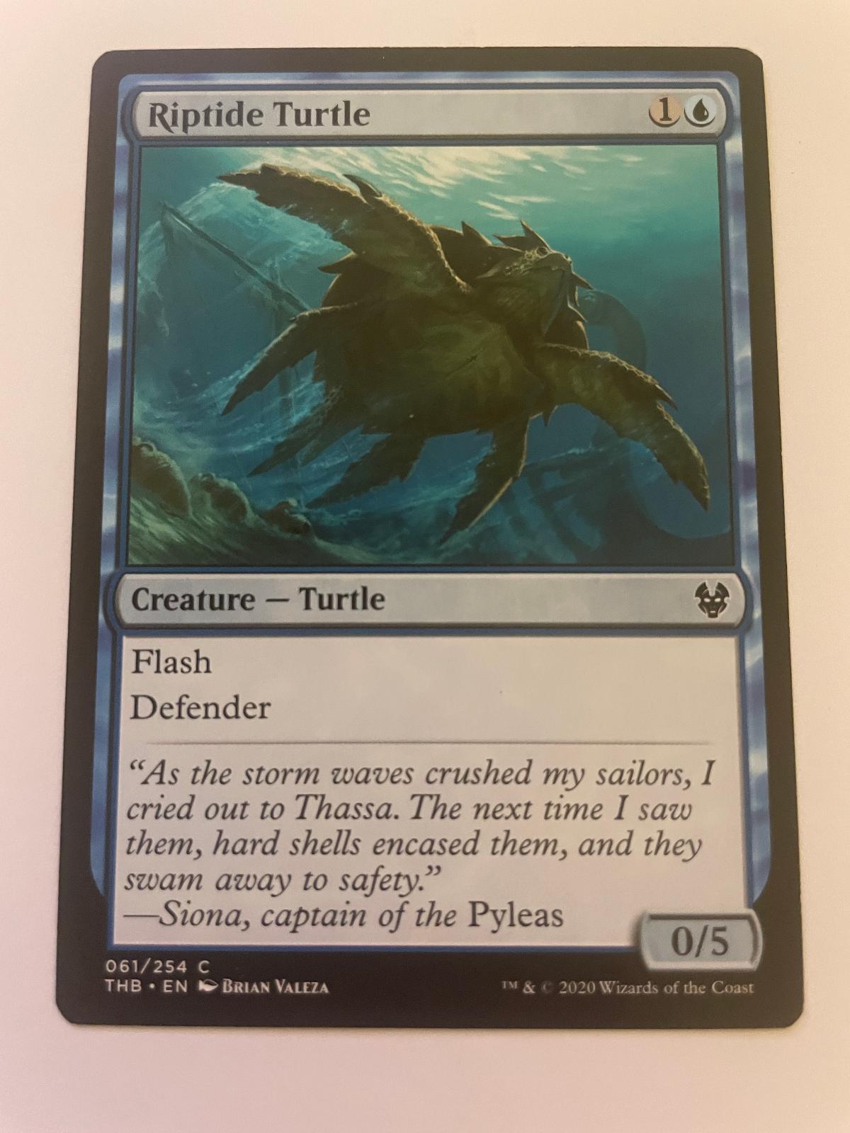 Riptide Turtle 61 Common Theros Beyond Death Magic: The Gathering Near Mint