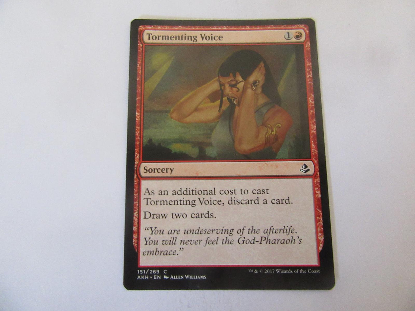 Tormenting Voice 151 Amonkhet NM