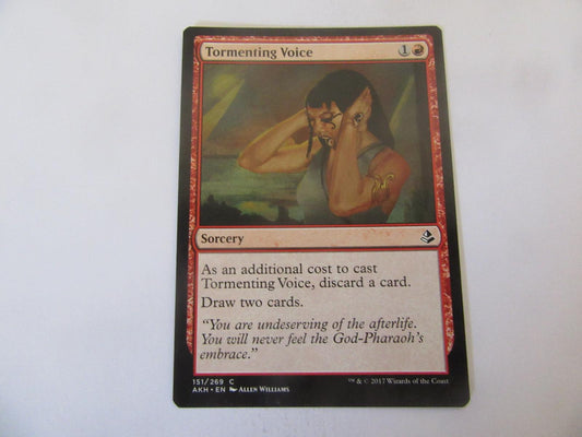 Tormenting Voice 151 Amonkhet NM