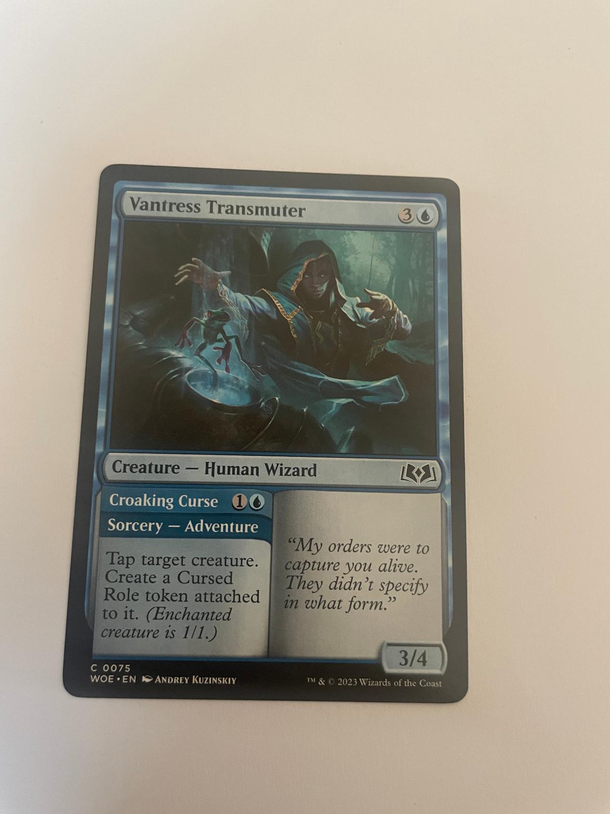 Vantress Transmuter 75 Wilds of Eldraine WOE NM
