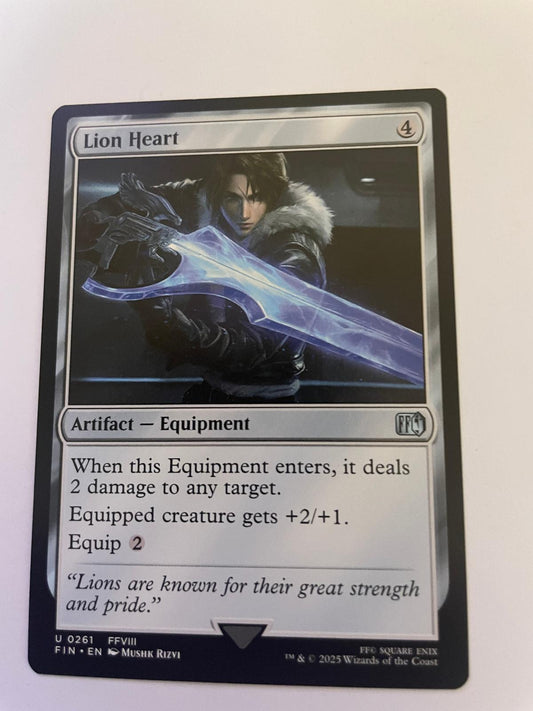 Lion Heart 261 Uncommon FINAL FANTASY Magic: The Gathering Near Mint