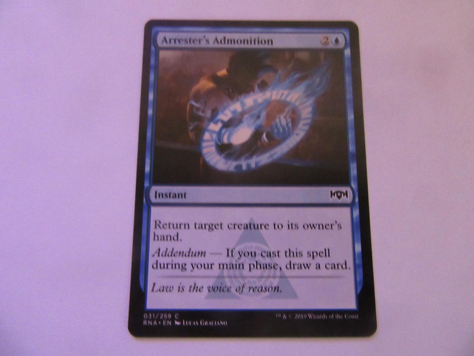 Arrester's Admonition 31 Ravnica Allegiance NM