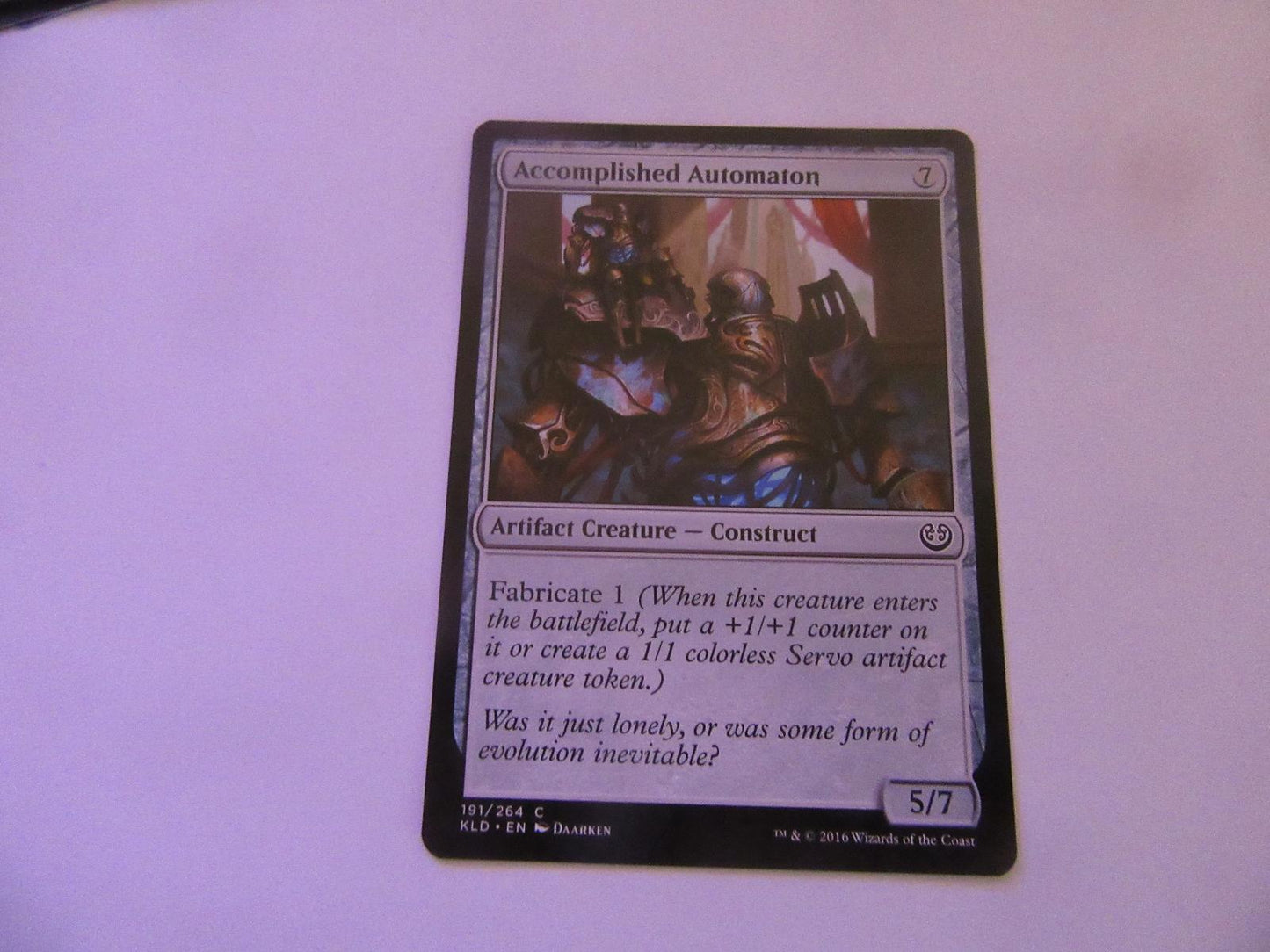 Accomplished Automaton 191 Kaladesh NM