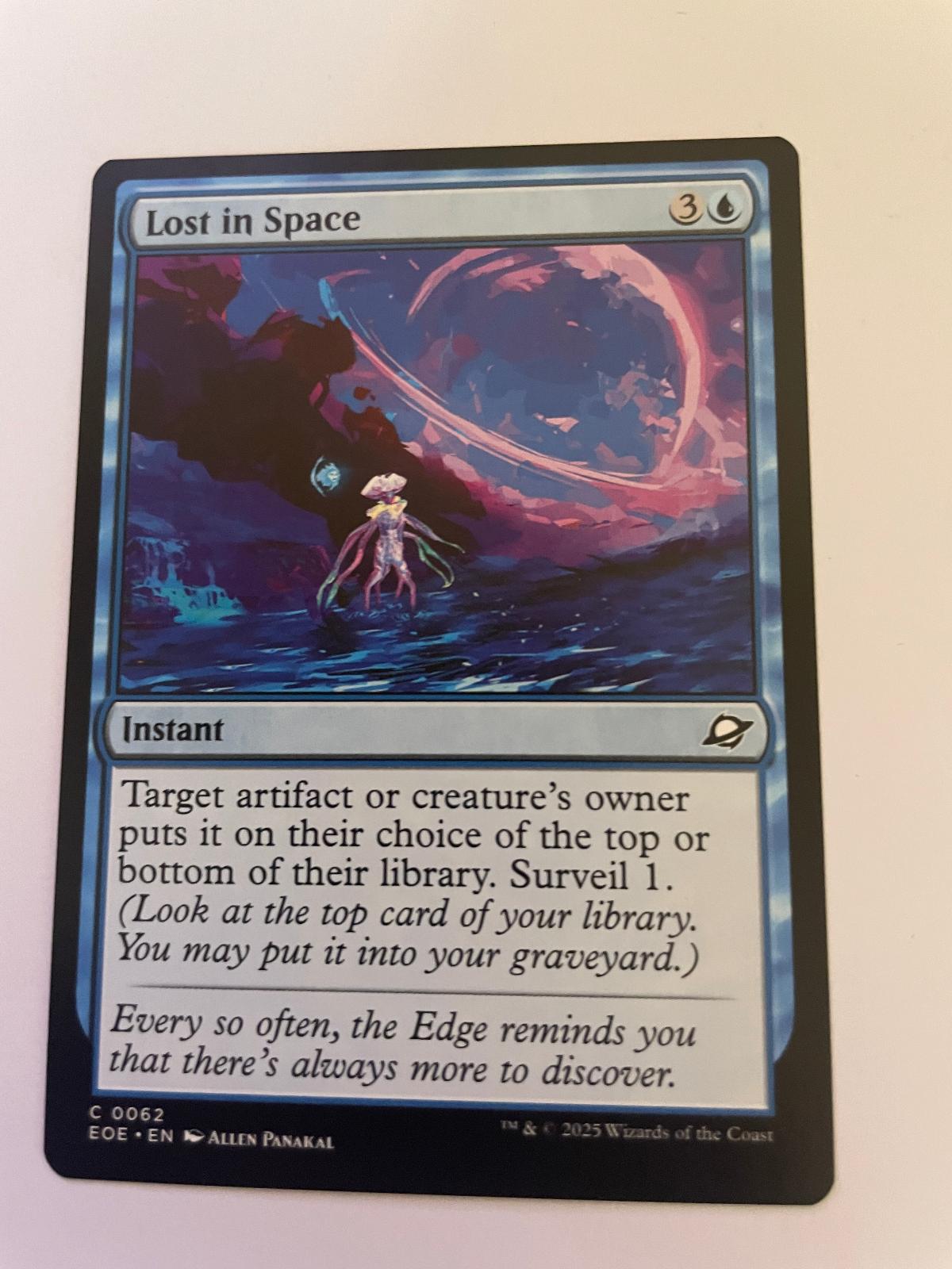 Lost In Space 62 Common Edge of Eternities Magic: The Gathering Near Mint