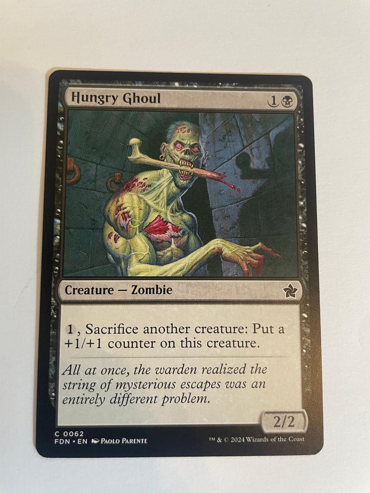 Hungry Ghoul 62 Foundations FDN NM