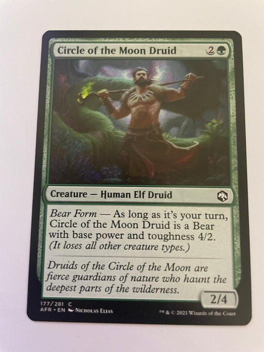 Circle of the Moon Druid 177 Adventures in the Forgotten Realms NM