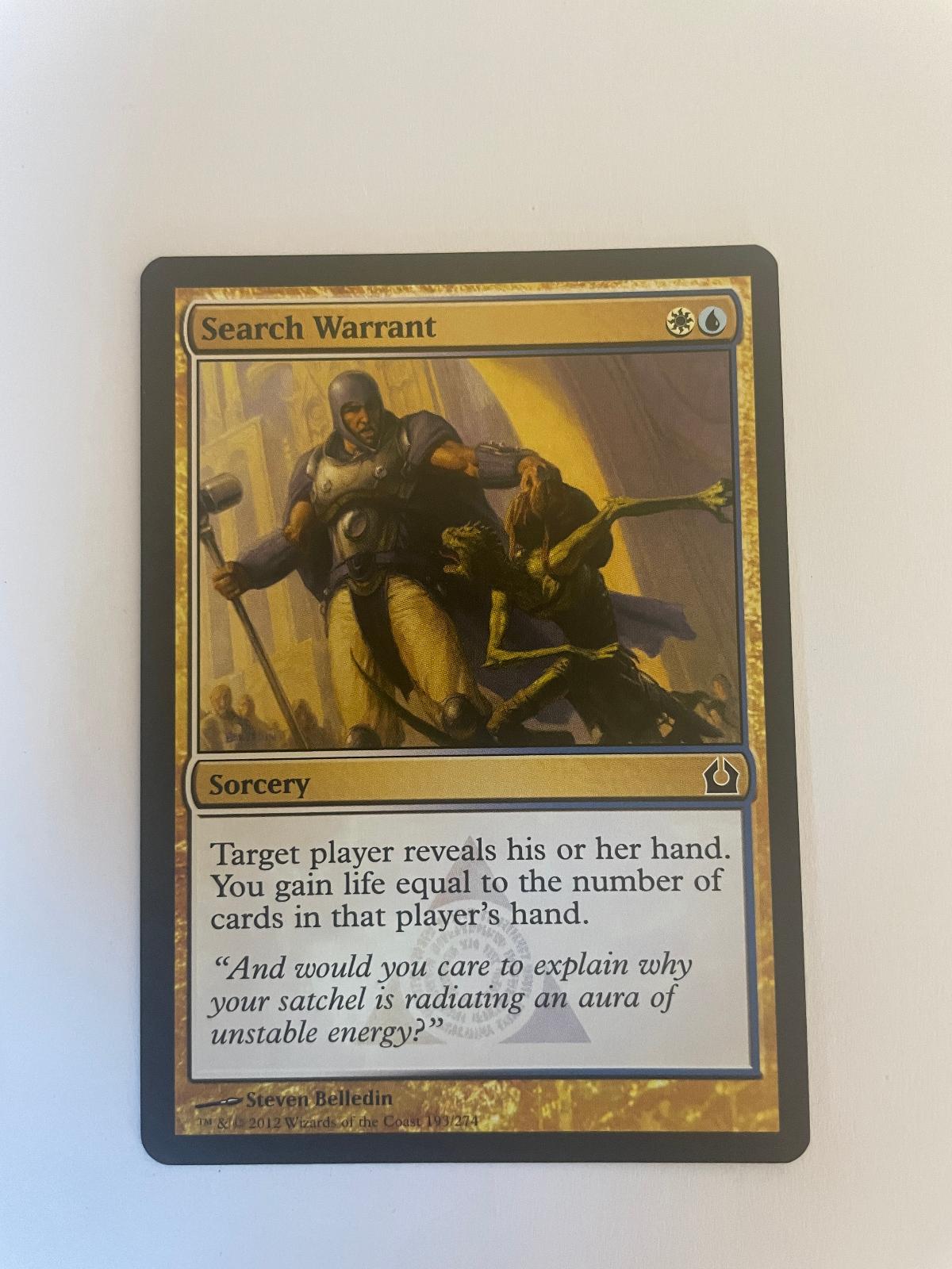 Search Warrant 193 Return to Ravnica RTR NM